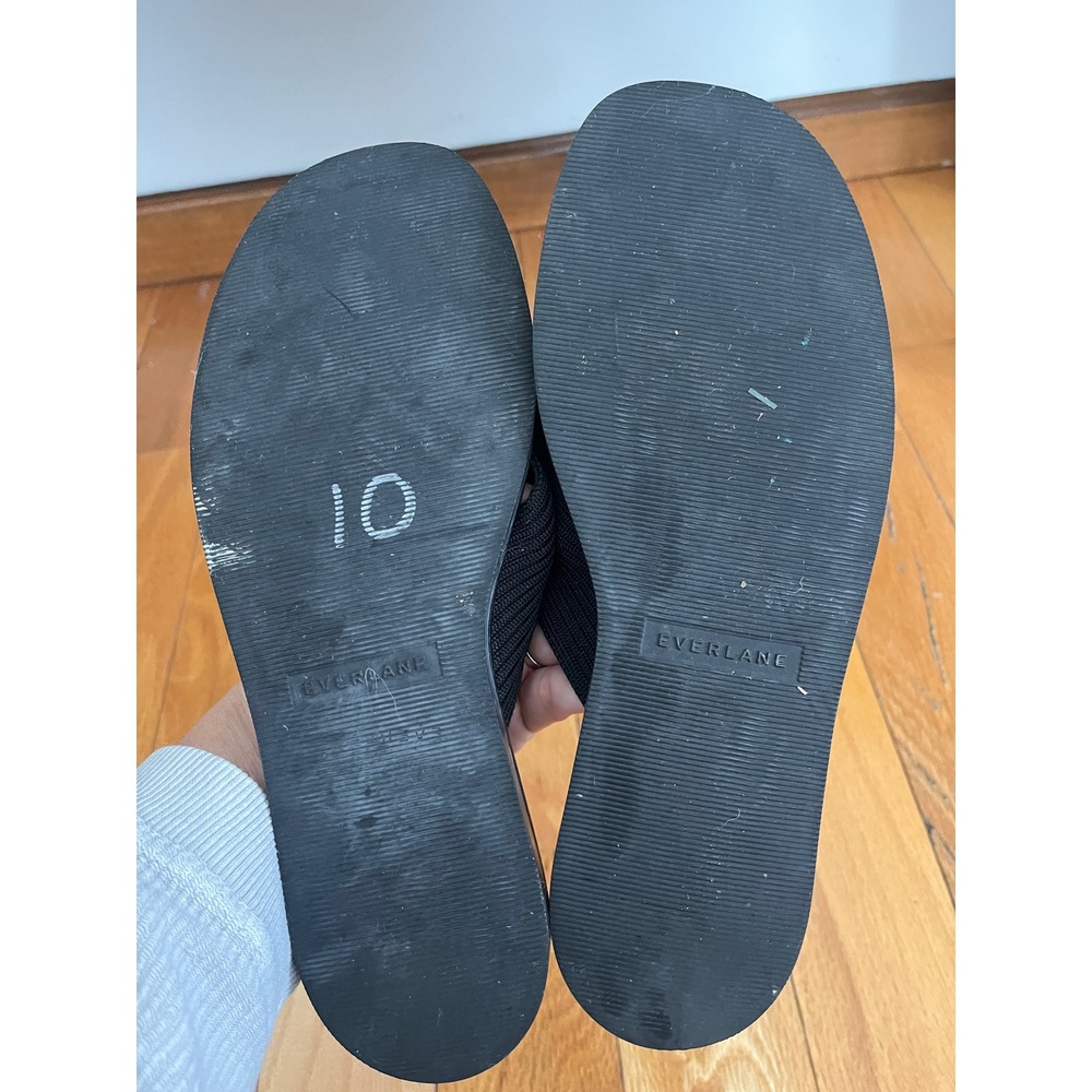Everlane The ReKnit Crossover Sandal Black Size 9.5 - Picture 5 of 5